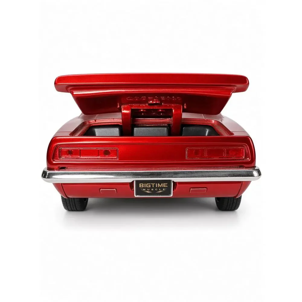 Jada Bigtime Muscle Camaro Diecast Car Red Flame Custom Hot Rod 1:24 Scale